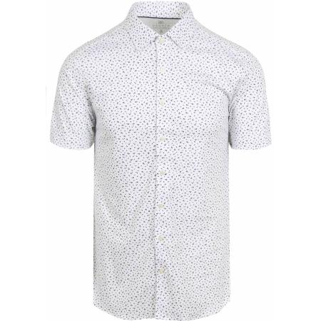 Desoto Short Sleeve Jersey Overhemd Print Wit