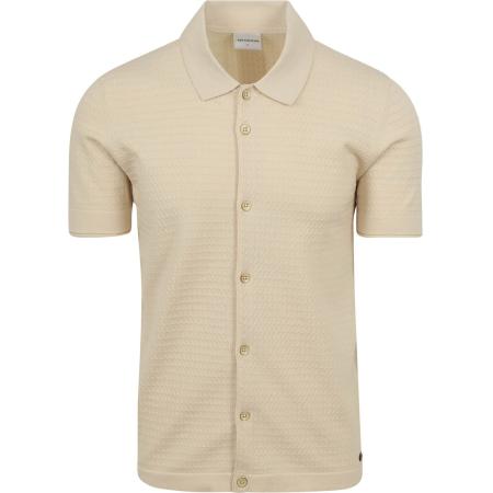 No Excess Shirt Structuur Ecru