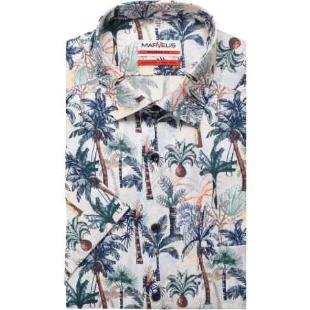 Marvelis Overhemd Korte mouw wit