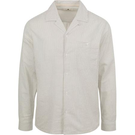 Anerkjendt Overhemd Kurt Strepen Off White