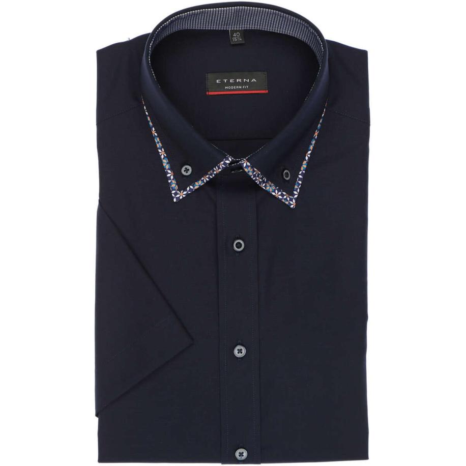 ETERNA Overhemd Korte mouw Multicolor