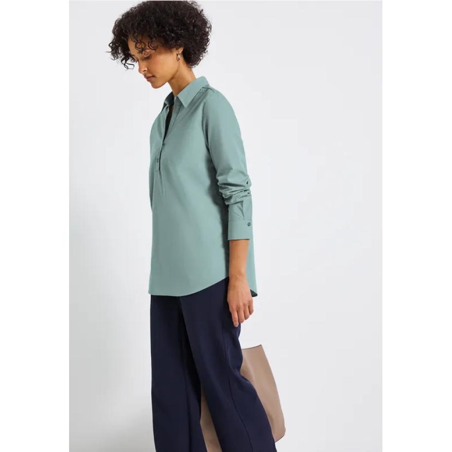 Street One Zakelijk overhemd blouse Blauw