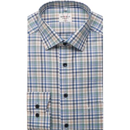 Marvelis Overhemd groen, Ruit