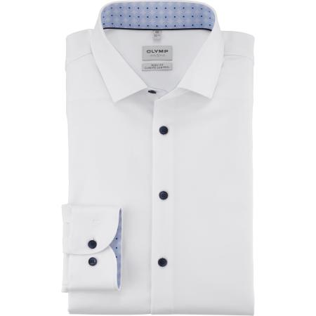 OLYMP Level Five Performance Climate Control Overhemd ML6 (vanaf 68 CM) wit