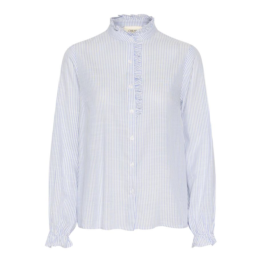Cream Cream Blouse hemelsblauw / wit -