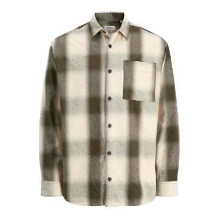 JJ Rebel JJ Rebel Overhemd opaal / karamel / wolwit