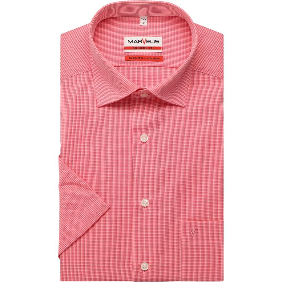Marvelis Overhemd Korte mouw roze Roze