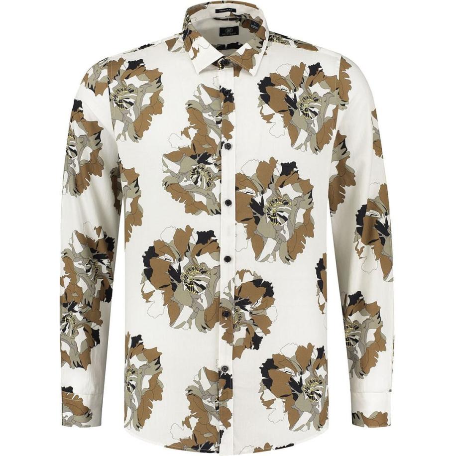 Dstrezzed Overhemd Camo Flower Off-White Bruin