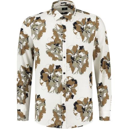 Dstrezzed Overhemd Camo Flower Off-White