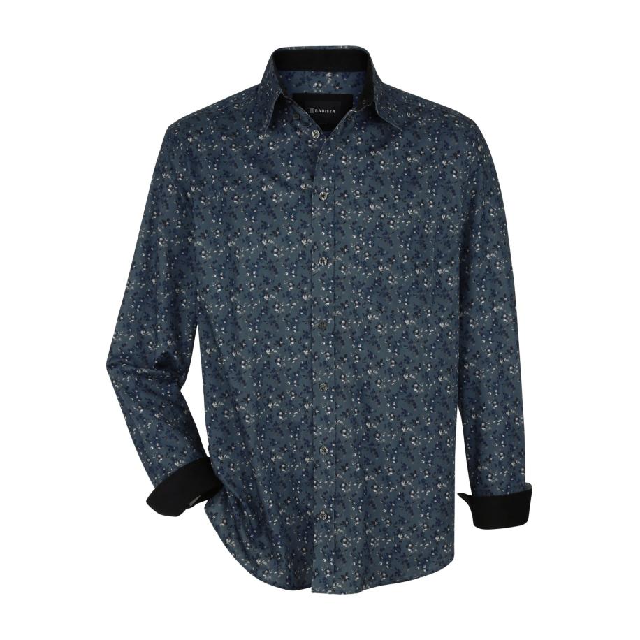BABISTA Overhemd blauw, Motief Blauw