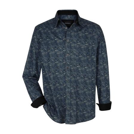 BABISTA Overhemd blauw, Motief