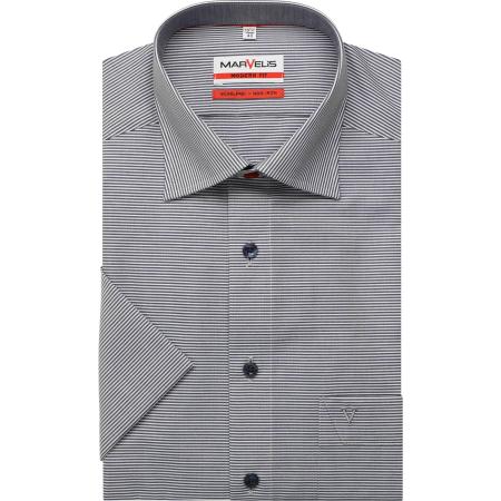 Marvelis Overhemd Korte mouw marine