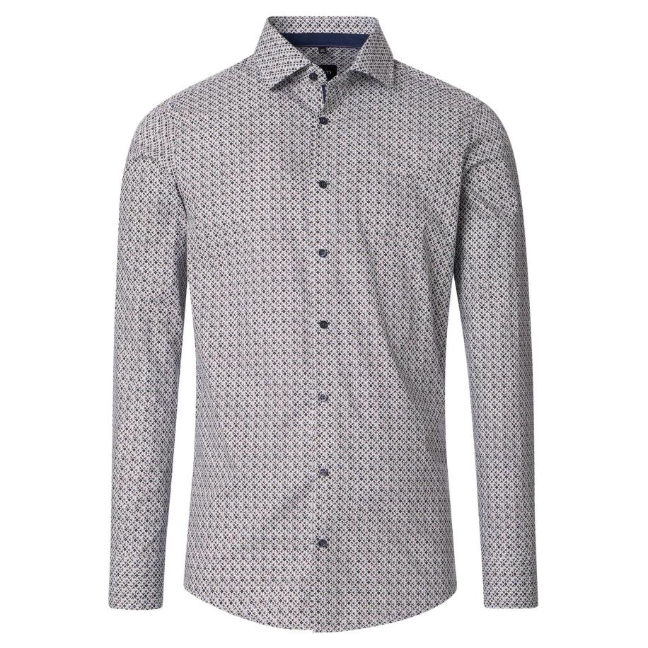 Venti Overhemd ML6 (vanaf 68 CM) bruin Bruin