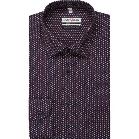 Marvelis Overhemd rood, Bedrukt