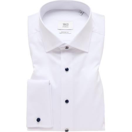 ETERNA 1863 Overhemd wit, Effen