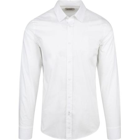 Scotch and Soda Slim-Fit Overhemd Wit