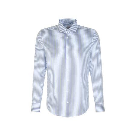 Seidensticker SEIDENSTICKER Zakelijk overhemd Smart Classics lichtblauw / wit