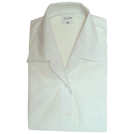 OLYMP Tendenz Dames Overhemd wit, Effen