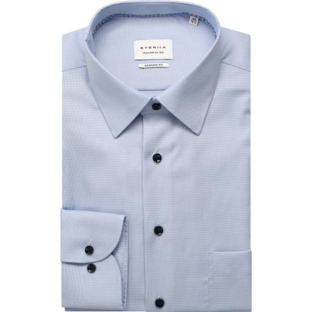 ETERNA Overhemd ML6 (vanaf 68 CM) middenblauw