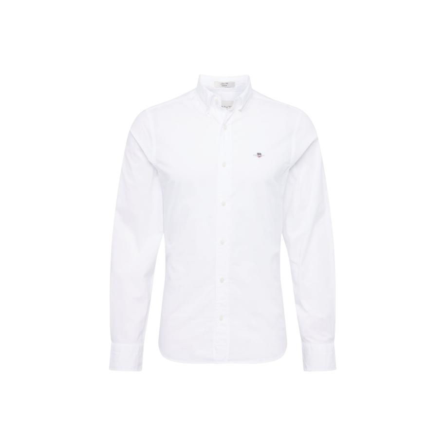 Gant GANT Overhemd navy / karmijnrood / zilver / offwhite -