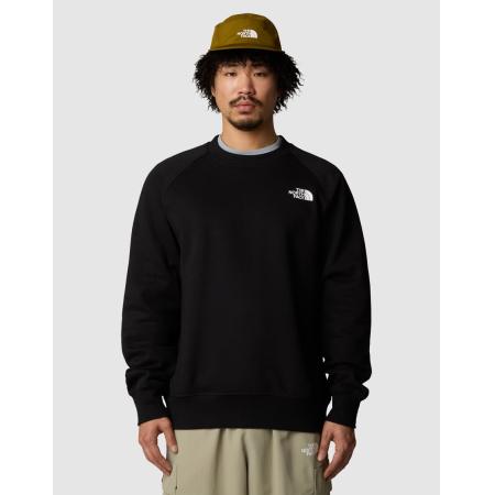 The North Face - NSE - Sweatshirt met raglanmouwen en omkaderd logo in zwart
