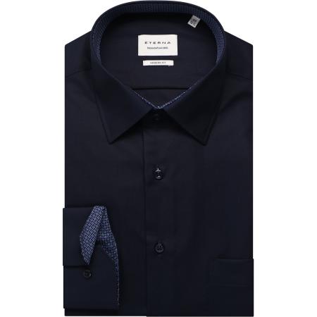 ETERNA Overhemd ML6 (vanaf 68 CM) blauw