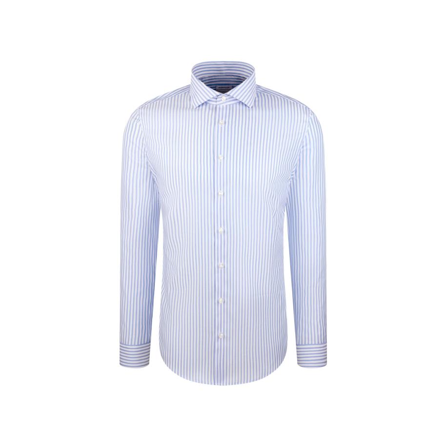 SEIDENSTICKER Zakelijk overhemd Schwarze Rose lichtblauw / wit Blauw