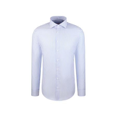 SEIDENSTICKER Zakelijk overhemd Schwarze Rose blauw / wit