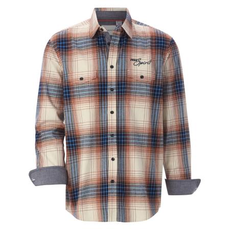 BABISTA BABISTA Overhemd Olvar beige / blauw / roestrood