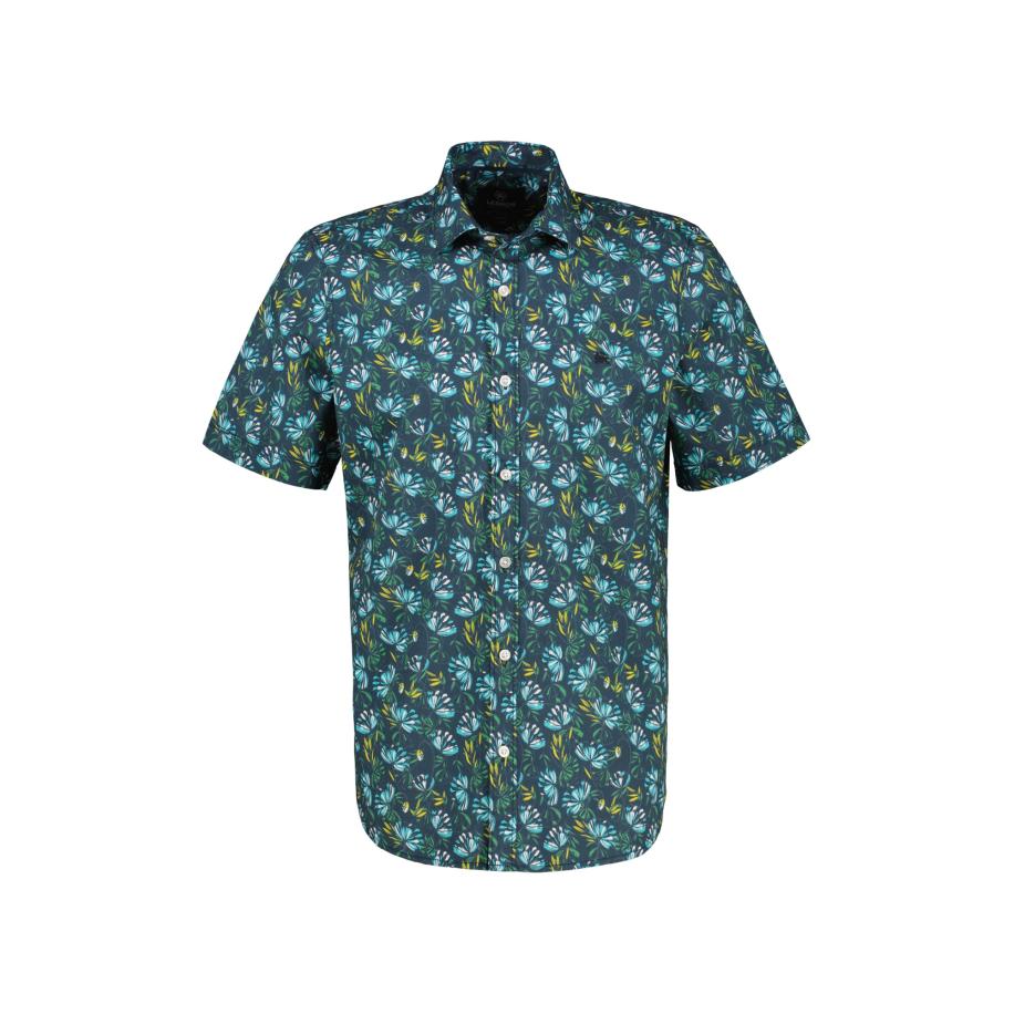 LERROS Overhemd donkerblauw / gemengde kleuren Blauw