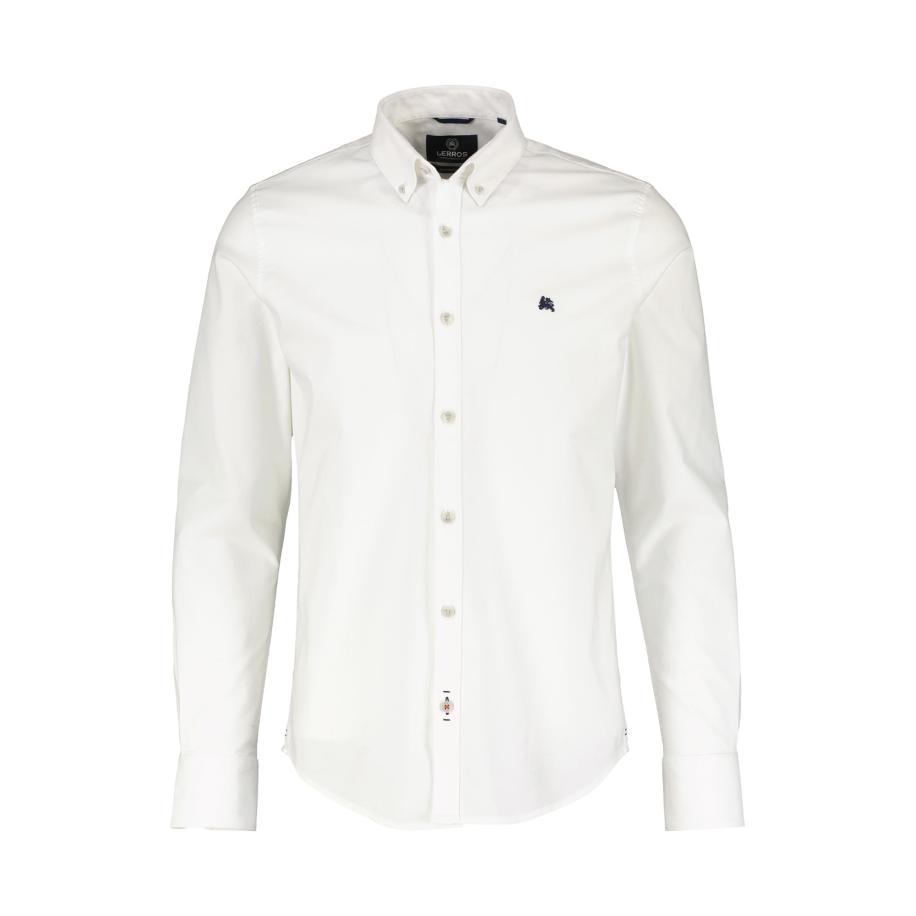 Lerros LERROS Overhemd navy / wit -