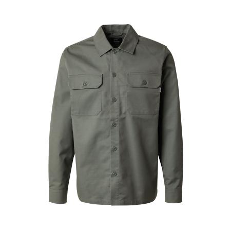 Vintage Industries Vintage Industries Overhemd Harris olijfgroen