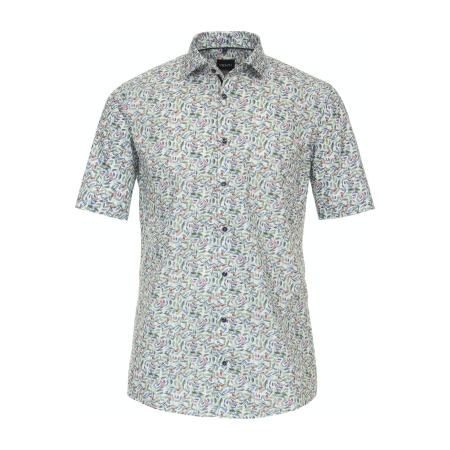 Venti Overhemd groen, Bedrukt
