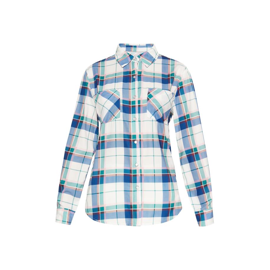 SANIKA SANIKA Blouse Fashion Look navy / turquoise / wit -