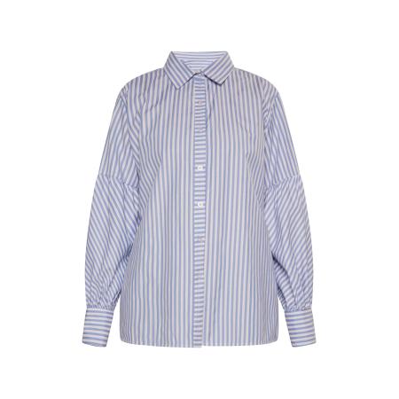 DreiMaster DreiMaster Vintage Blouse blauw / wit