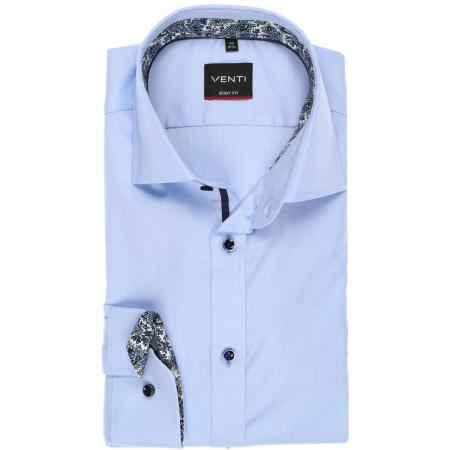 Venti Overhemd blauw, Faux-uni