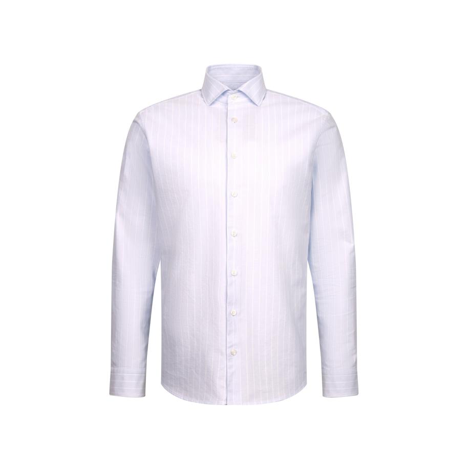 Seidensticker SEIDENSTICKER Overhemd lichtblauw / wit -