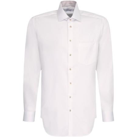 Seidensticker Overhemd wit, Effen