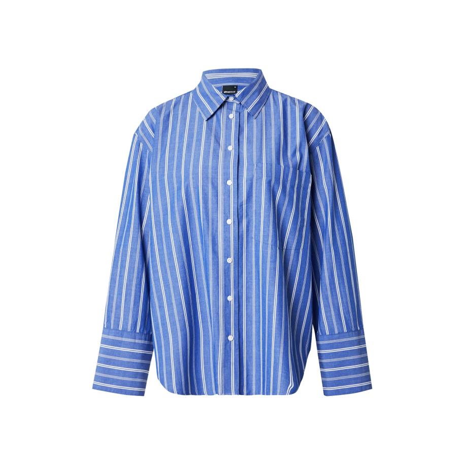 Gina Tricot Gina Tricot Blouse blauw / wit -