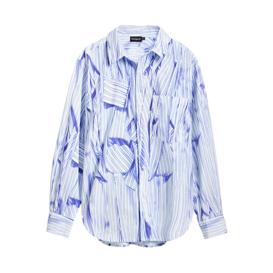 Desigual Desigual Blouse blauw / wit -