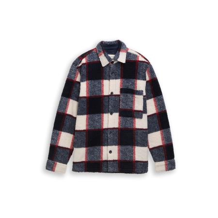 Tom Tailor TOM TAILOR Overhemd navy / rood / wit