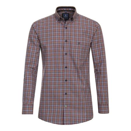 Redmond Casual Overhemd rood, Ruit