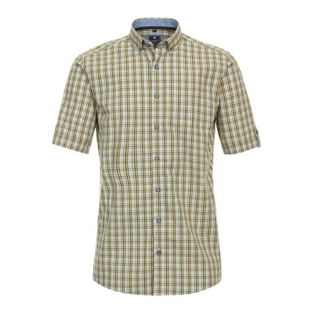 Redmond Casual Overhemd Korte mouw groen