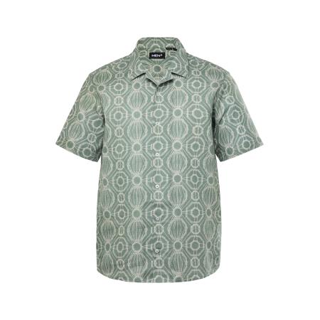 men plus Men Plus Overhemd groen / mintgroen