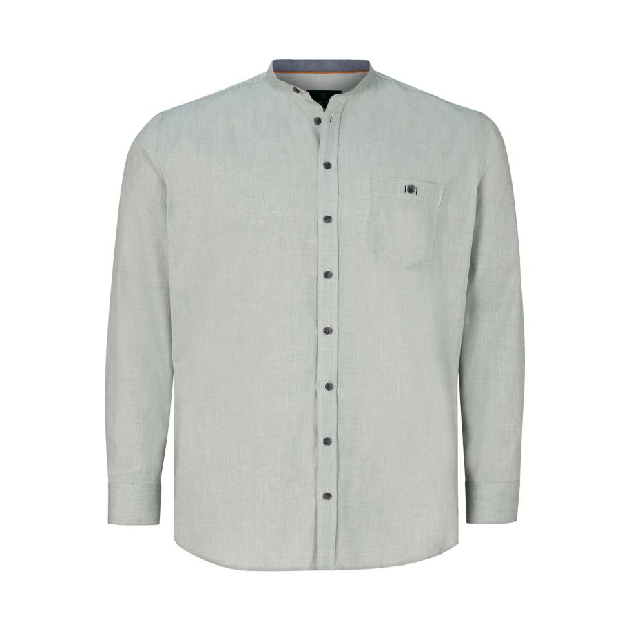 Charles Colby Overhemd groen, Effen Groen