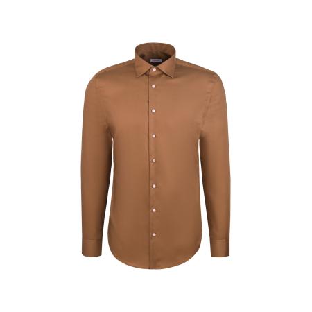 SEIDENSTICKER Zakelijk overhemd Schwarze Rose bruin