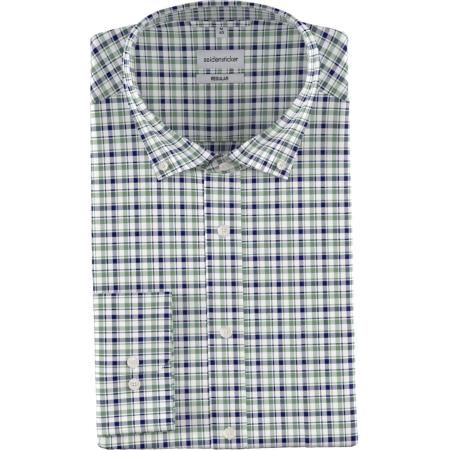 Seidensticker Overhemd groen, Ruit