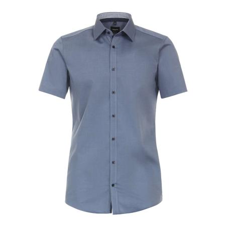 Venti Overhemd Korte mouw blauw