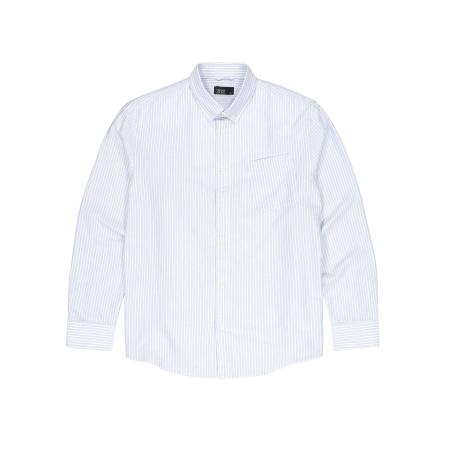 Butcher of Blue Aiden oxford bold stripe shirt lange mouw overhemden m2514018