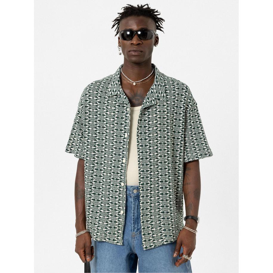 VAMOS CLO VAMOS CLO Overhemd donkerblauw / wit -